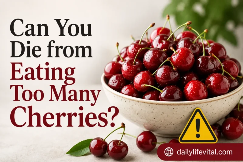 Can You Die from Eating Too Many Cherries The Honest, Science-Backed Answer